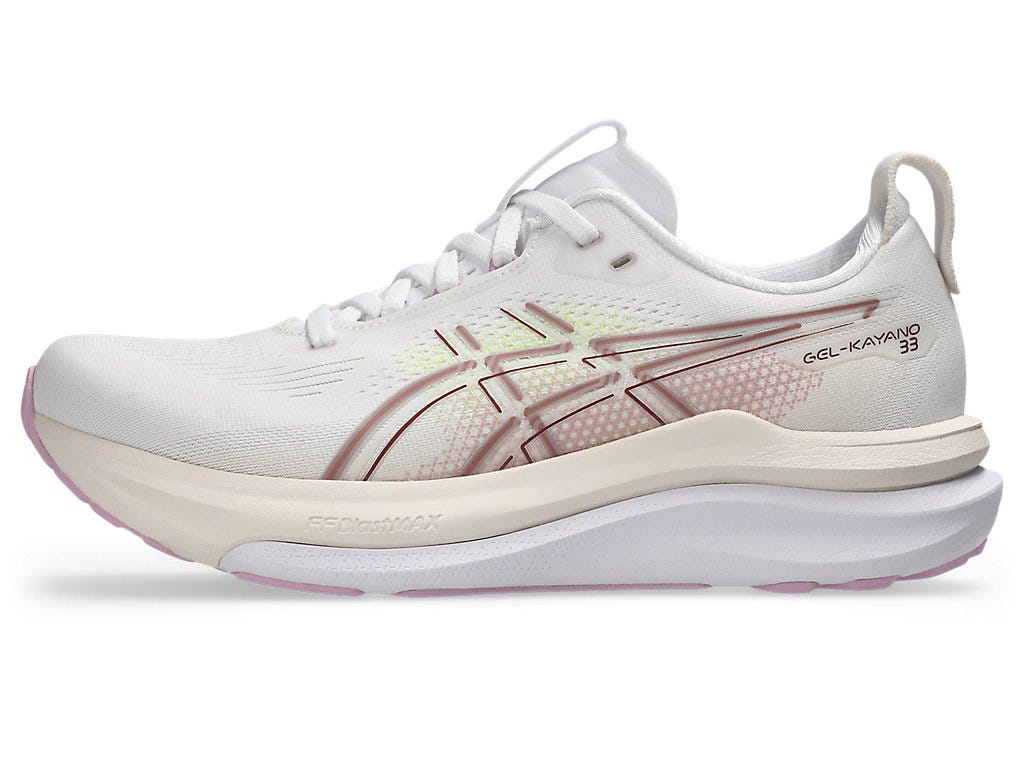GEL-KAYANO 33 (D WIDE) - White/Hazy Lilac