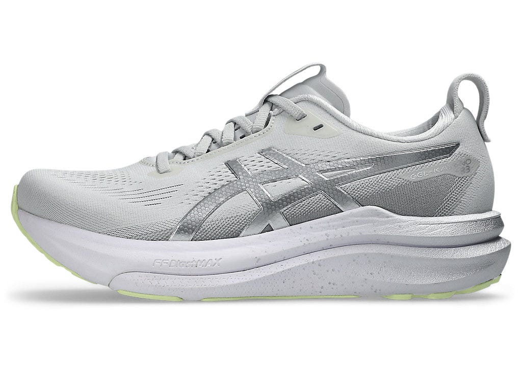 GEL-KAYANO 33 PLATINUM - Platinum/Glow Green