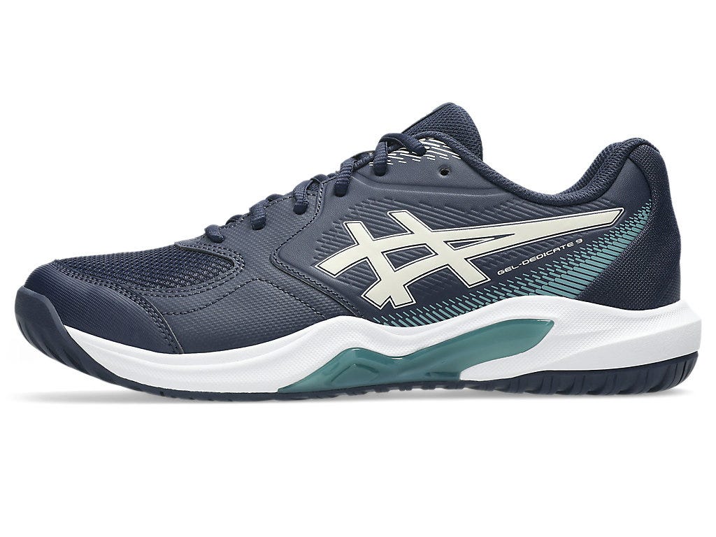 GEL-DEDICATE 9 (HARDCOURT) WIDE - Midnight/Oatmeal