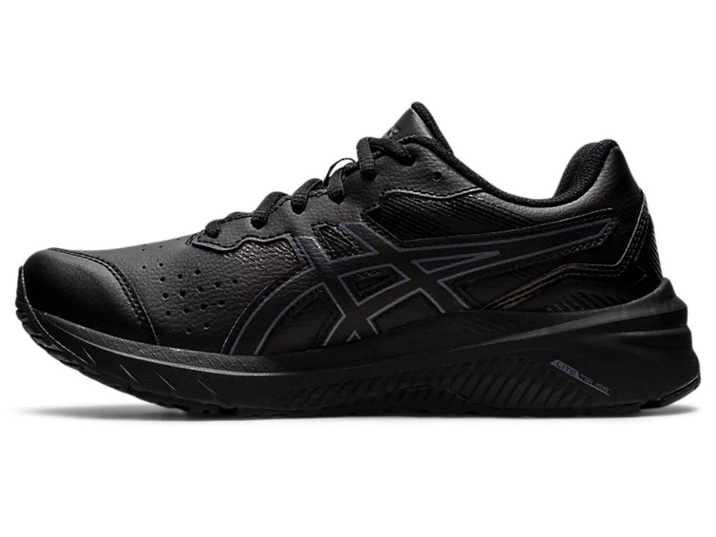 GT 1000 LEATHER 2 (D WIDE) - Black/Black