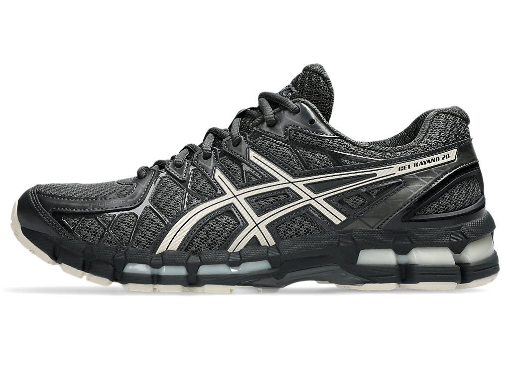 GEL-KAYANO 20 - Obsidian Grey/Oatmeal