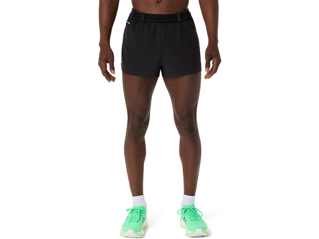 METARUN SPLIT SHORT - Performance Black