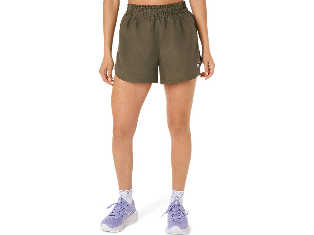 NAGINO RUN ADJUSTABLE 4IN SHORT - Dark Olive