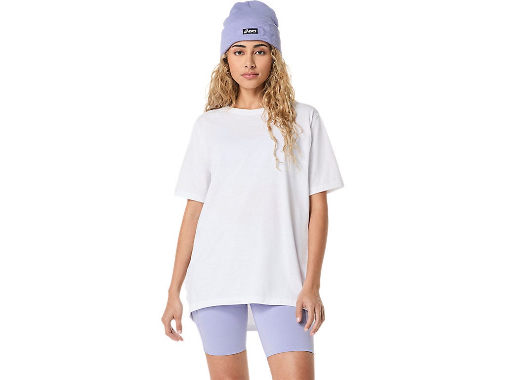 NAGINO OVERSIZED SHORT SLEEVE TOP - Brilliant White