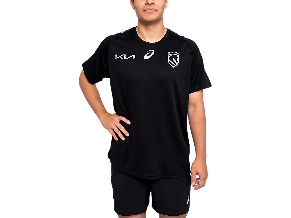 BRISBANE BRONCOS 2026 REPLICA CHARITY RUN OUT TOP - Black