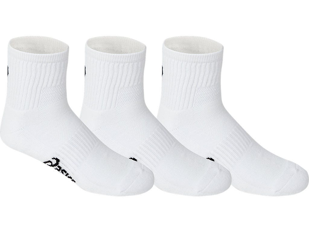 PACE QTR SOCK 3PK - Brilliant White